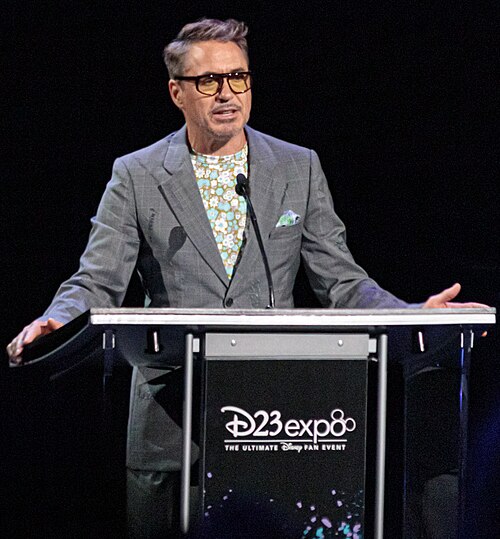 Robert Downey Jr.: Robert Downey Jr. on stage at the 2019 Disney Legends Awards Ceremony, D23 Expo