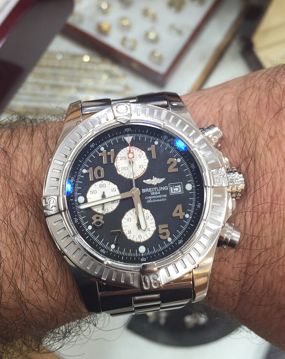 Breitling Avenger: Breitling Super Avenger (generation not stated; iPhone 6 photo)