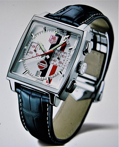 TAG Heuer Monaco: Limited edition Steve McQueen Monaco CW2118 with white dial