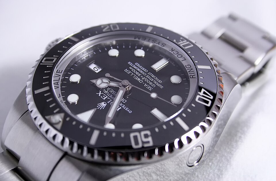 Rolex Sea-Dweller Deepsea: Black-dial Deepsea ref. 116660 (file name says 16660, description says the 2008 44 mm Deepsea); sharpness not visually verified