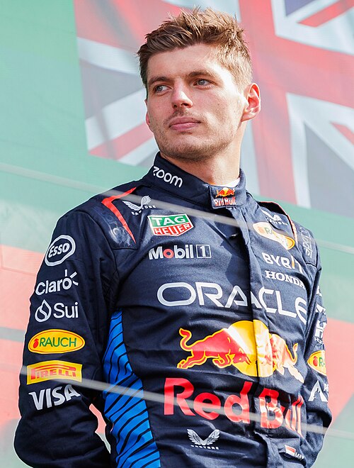 Max Verstappen: Max Verstappen at the 2024 Dutch Grand Prix award ceremony