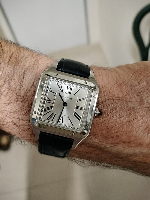 Cartier Santos-Dumont: Cartier Santos Dumont quartz, ref. 4240 (per file title)